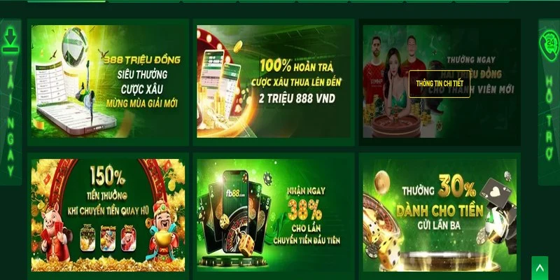 Khuyến Mãi FB88 1 Các chương trình khuyến mại FB88 một phần làm nên thành công của sân chơi