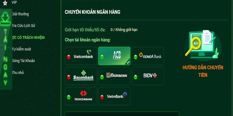 Điều Khoản Sử Dụng 2 Tuân thủ các điều khoản sử dụng FB88 cung cấp về quá trình nạp rút