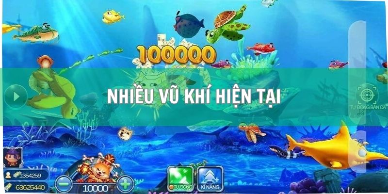 Bắn Cá Tiên FB88 - Trải Nghiệm Săn Thưởng Hot Nhất 2025 3 Người chơi có thể sử dụng nhiều vũ khí hiện tại